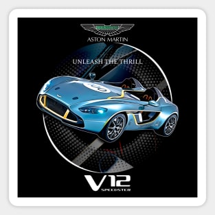 aston martin v12 speedster sport car Magnet